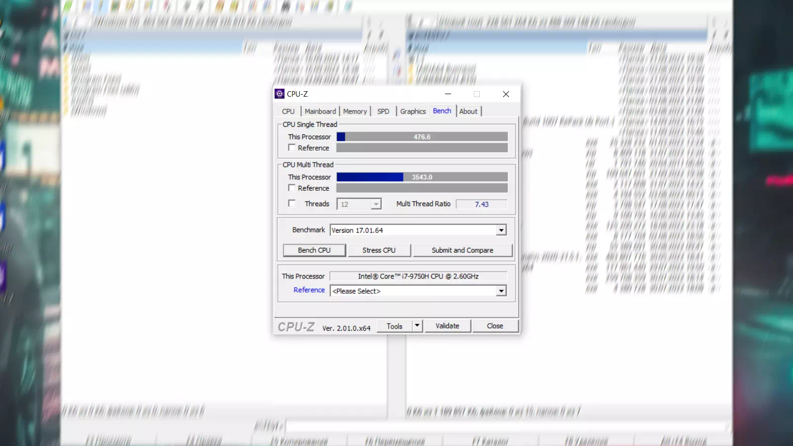 результаты DELL G3 3590 на Intel Core i5-8300H в CPU-Z