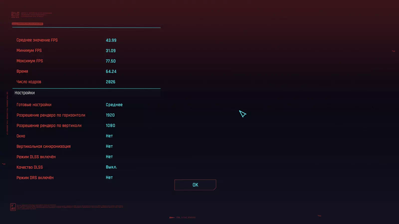 тест ноутбука DELL G3 3590 в Cyberpunk 2077