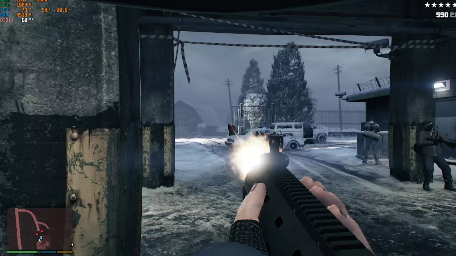 тест ноутбука ASUS TUF FX505GE в GTA 5 тест ноутбука ASUS TUF FX505GE в GTA 5