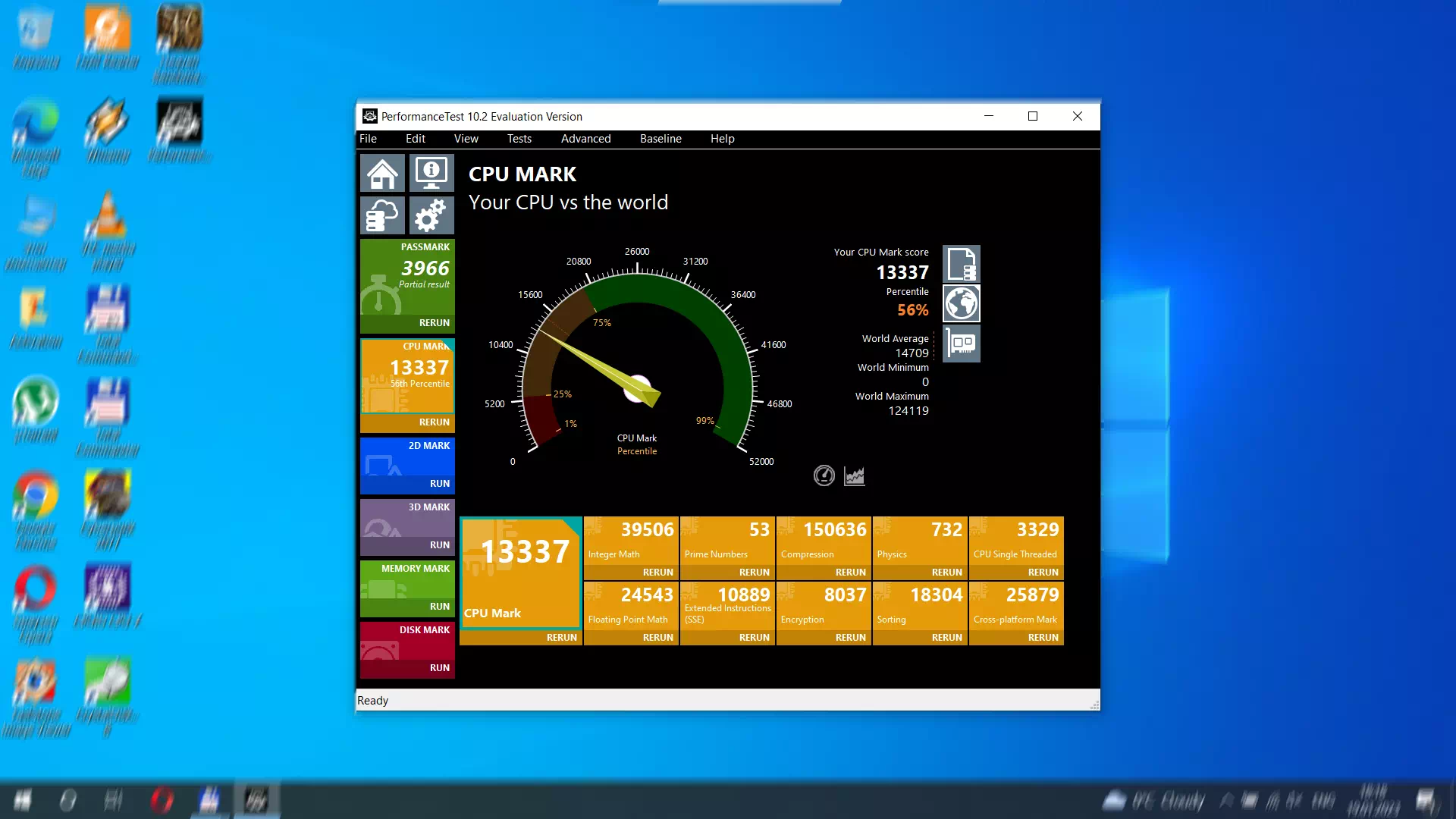 результаты Asus Dash F15 FX516P в CPU Mark